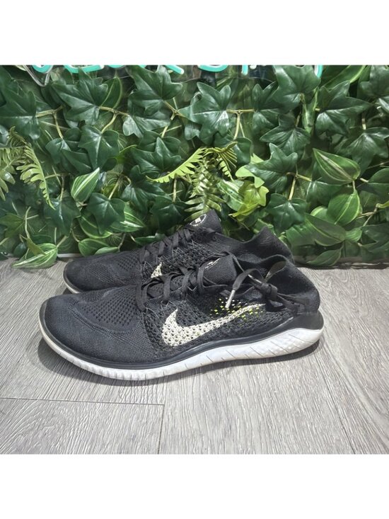 Nike Men\'s Free RN Flyknit 942838-001 Black Running Shoes Size 12 D Sneaker main image 9